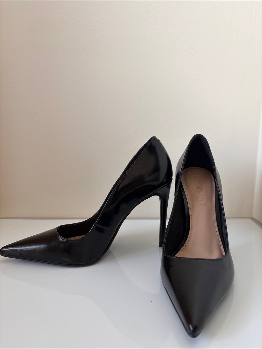 Steve Madden Classic Black Stiletto Heels